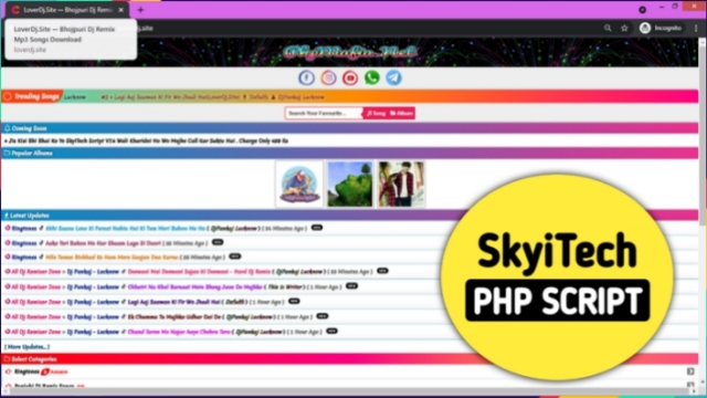 SkyiTech Php Script v7.4 Pro Version